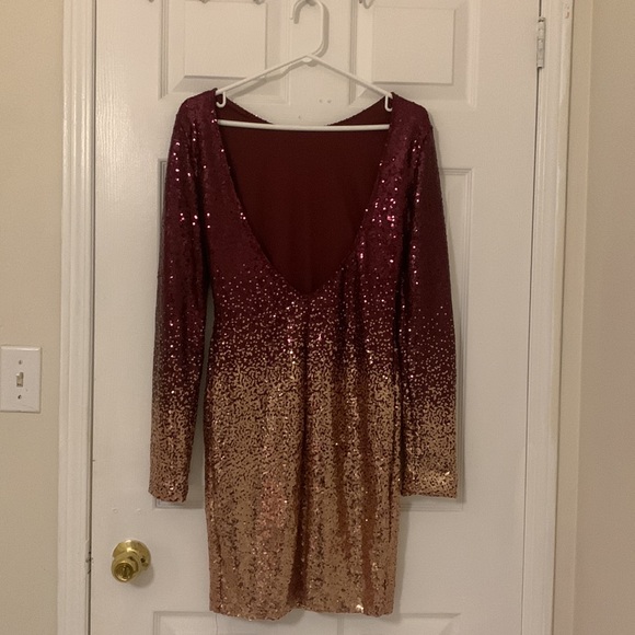 Ombré Sequin Dress - Picture 2 of 2